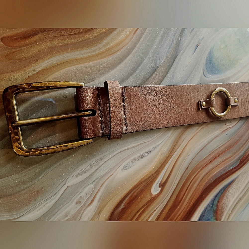 New Charter Club Leather Belt